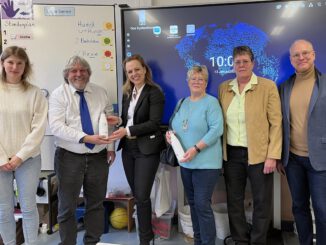 Hanauer Grundschüler üben regelmäßiges Trinken im Schulalltag