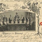 Postkarte von 1904 dokumentiert Hanauer Damensitzung