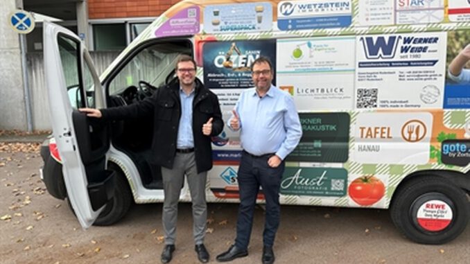 Sieben Wochen nach Diebstahl: Kühlwagen der Hanauer Tafel wieder einsatzbereit