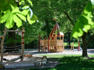 Spielplatz im Hanauer Schlossgarten öffnet nach Neugestaltung am 11. Mai